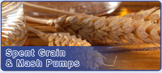 Spent Grain and Mash Pumps for the Brewery