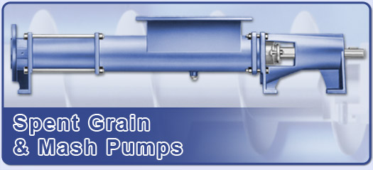 Spent Grain and Mash Pumps for the Brewery