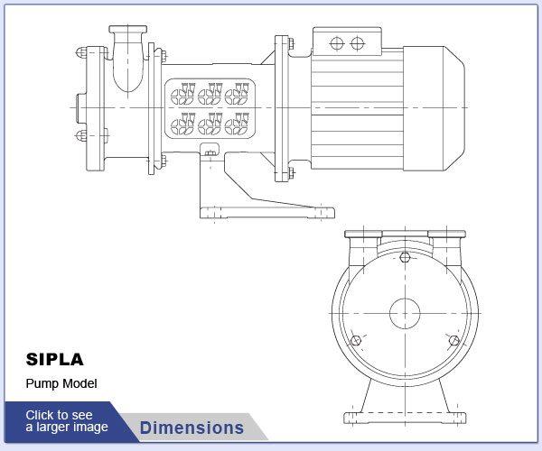 Hilge Sipla Pump Dimensions