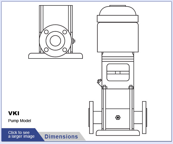 OSNA VKI Pump Dimensions