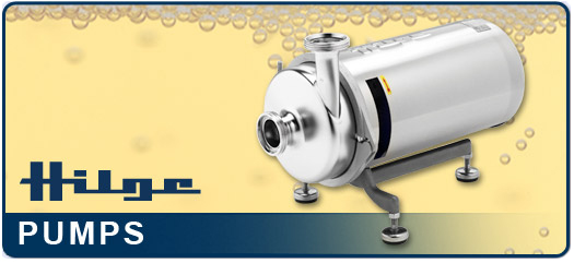 Hilge Sanitary Centrifugal Beer and Beverage Pumps