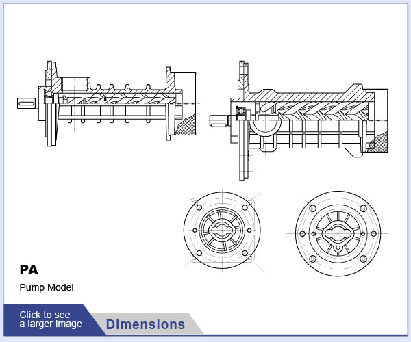 PA Pump Dimensions