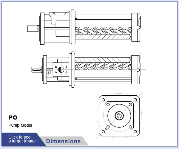 PO Pump Dimensions