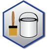 Paint and Lacquer Manufacturing Icon